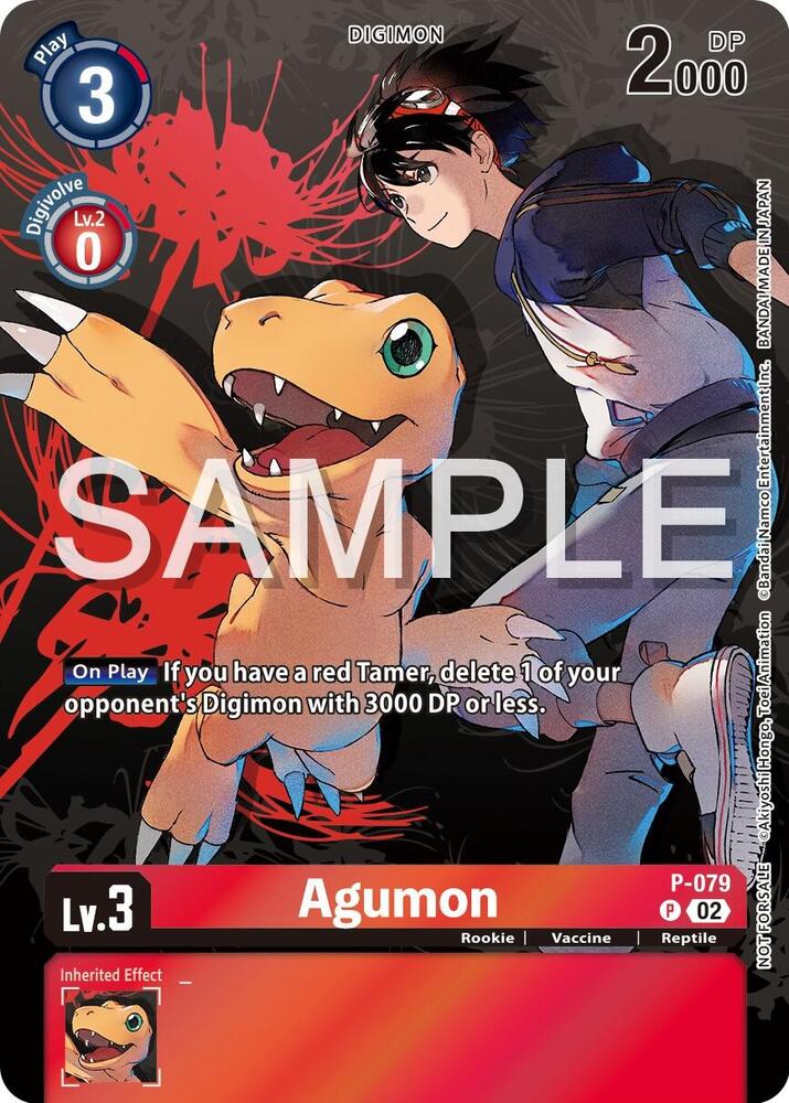 Agumon - P-079 (Official Tournament Pack Vol.13) - Digimon Promotion Cards (D-PR)