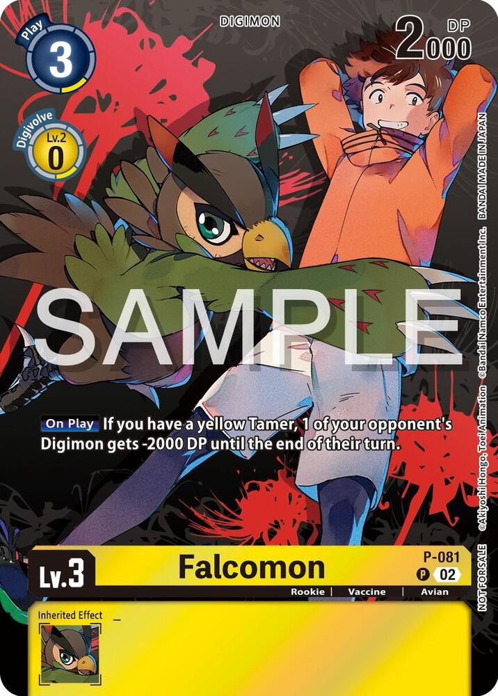 Falcomon - P-081 (Official Tournament Pack Vol.13) - Digimon Promotion Cards (D-PR)