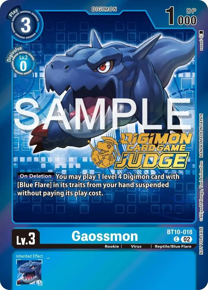 Gaossmon (Judge Pack 5) - Xros Encounter (BT10)