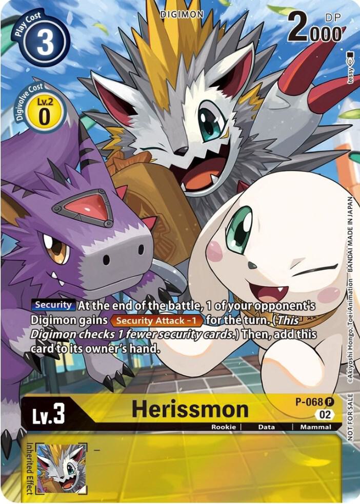 Herissmon - P-068 (Official Tournament Pack Vol.10) - Digimon Promotion Cards (D-PR)