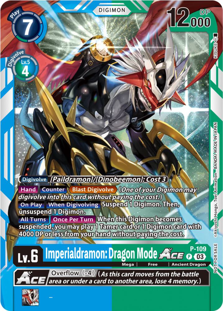 Imperialdramon: Dragon Mode ACE - P-109 (NYCC 2023 Demo Deck) - Digimon Promotion Cards (D-PR)
