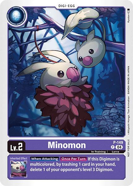 Minomon - P-149 (Store Tournament 2024 Jul. - Sep. Participation Pack) - Digimon Promotion Cards (D-PR)