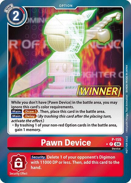 Pawn Device (Store Tournament 2024 Oct. - Dec. Winner Pack) - Digimon Promotion Cards (D-PR)