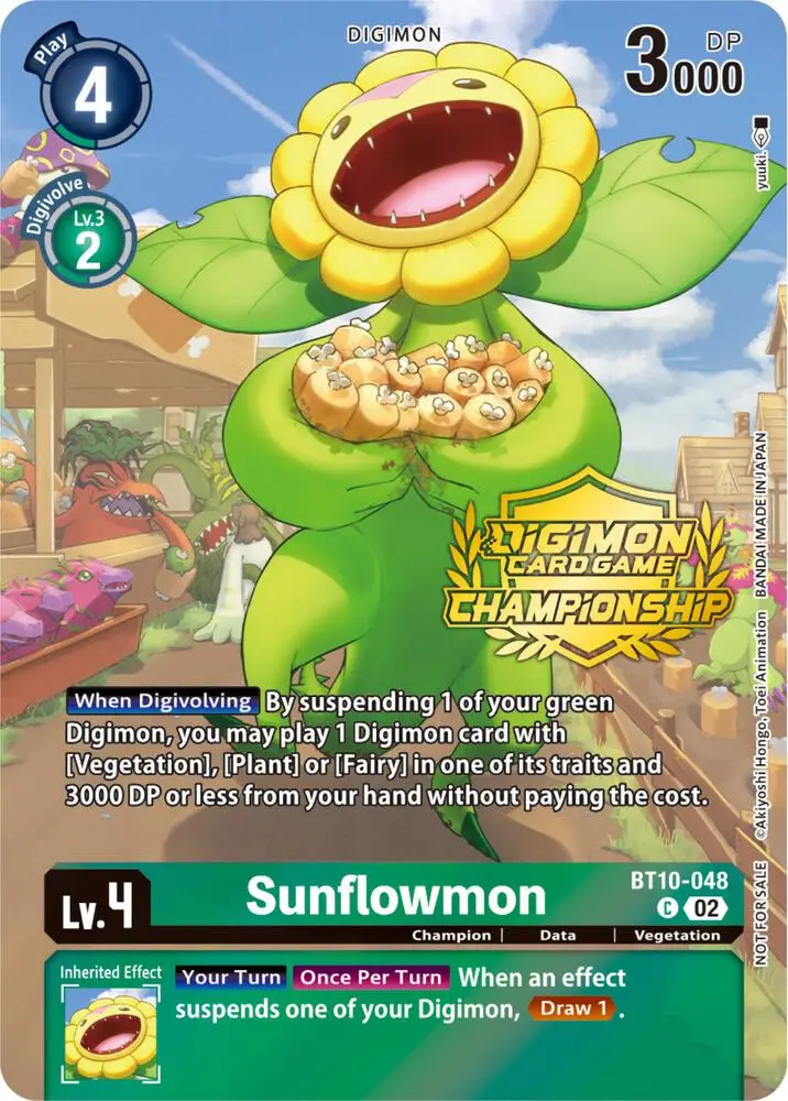 Sunflowmon (Championship 2023 Tamers Pack) - Xros Encounter (BT10)