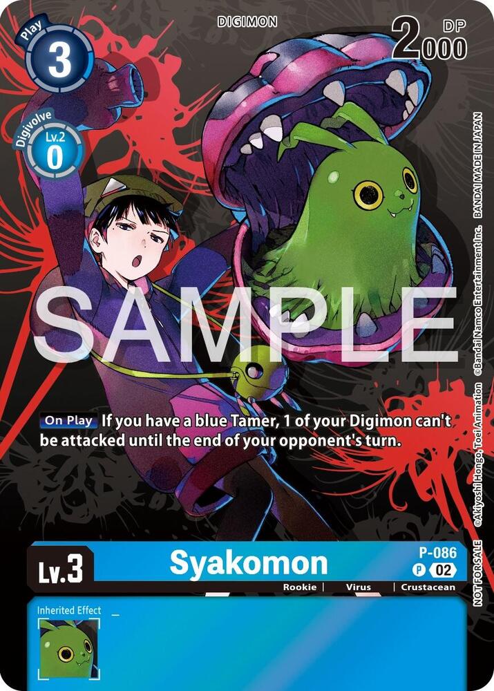 Syakomon - P-086 (Official Tournament Pack Vol.13) - Digimon Promotion Cards (D-PR)