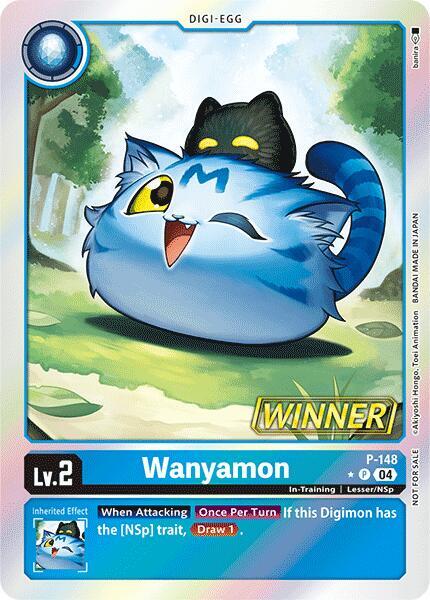 Wanyamon - P-148 (Store Tournament 2024 Jul. - Sep. Winner Pack) - Digimon Promotion Cards (D-PR)