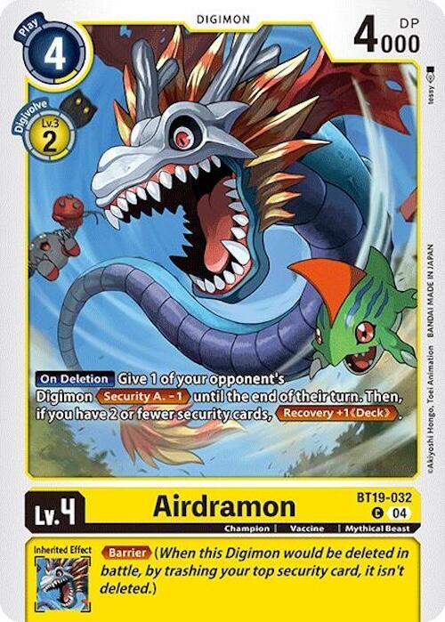 Airdramon - Release Special Booster 2.0 (BT18-20)