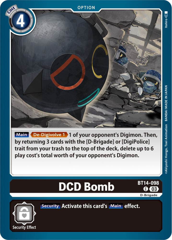 DCD Bomb - Blast Ace (BT14)