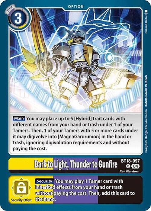 Dark to Light, Thunder to Gunfire - Release Special Booster 2.0 (BT18-20)