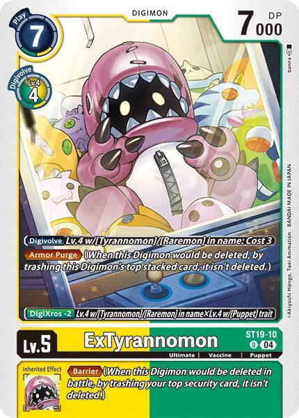 ExTyrannomon - Starter Deck 19: Fable Waltz (ST19)