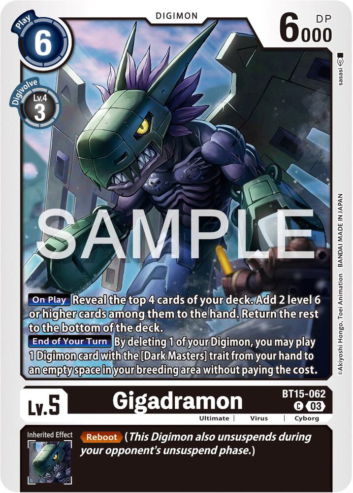 Gigadramon - Exceed Apocalypse (BT15)