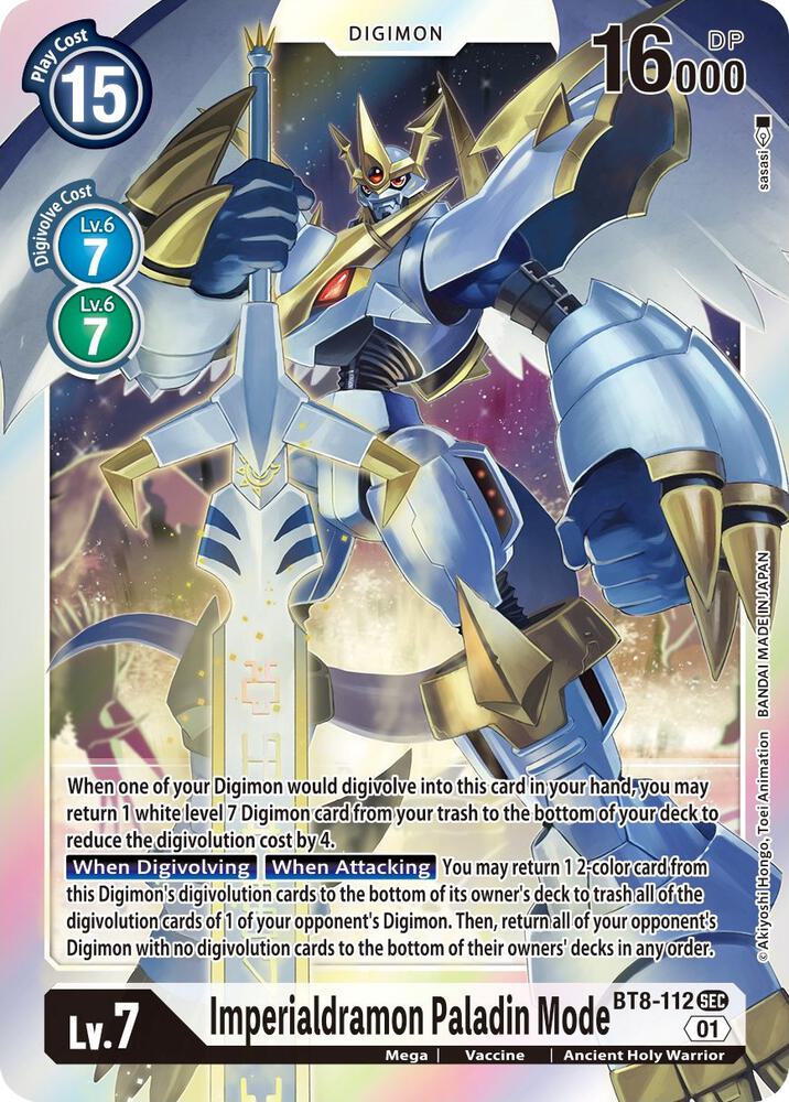 Imperialdramon Paladin Mode - New Awakening (BT08)