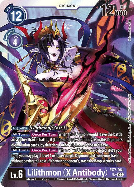 Lilithmon (X Antibody) - Digimon LIBERATOR (EX07)