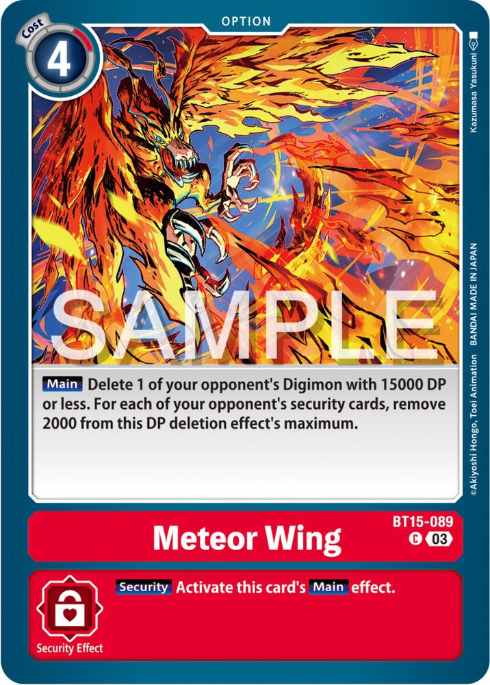 Meteor Wing - Exceed Apocalypse (BT15)