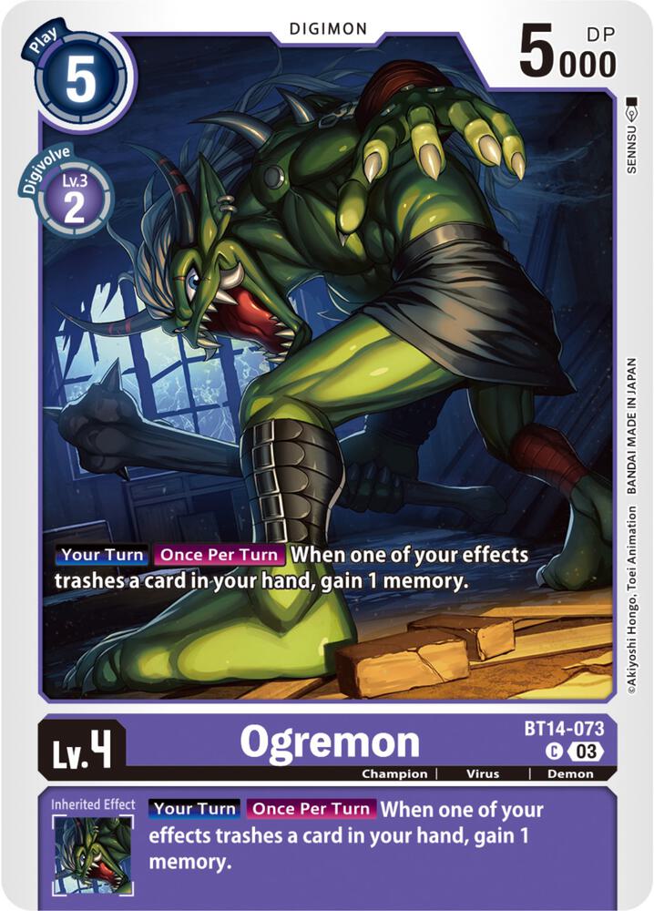Ogremon - Blast Ace (BT14)