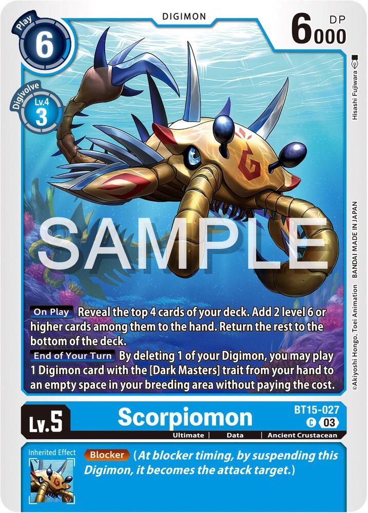Scorpiomon - Exceed Apocalypse (BT15)