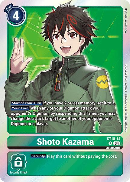 Shoto Kazama - Starter Deck 18: Guardian Vortex (ST18)