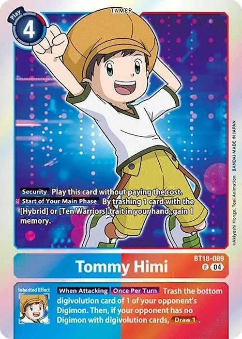 Tommy Himi - Release Special Booster 2.0 (BT18-20)