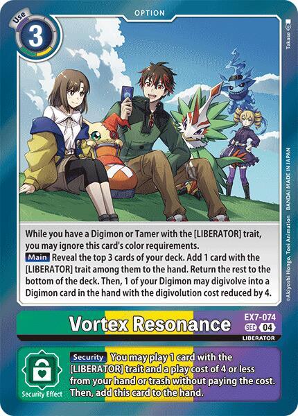 Vortex Resonance - Digimon LIBERATOR (EX07)