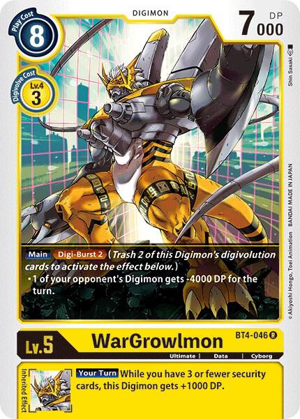 WarGrowlmon - Great Legend (BT04)
