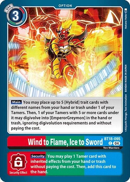 Wind to Flame, Ice to Sword - Release Special Booster 2.0 (BT18-20)