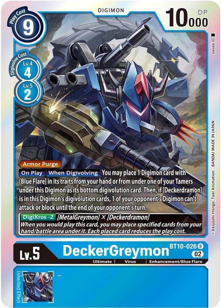 DeckerGreymon - Xros Encounter (BT10)