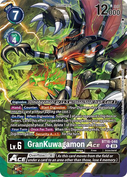 GranKuwagamon ACE (Alternate Art) - Special Limited Set (LM)