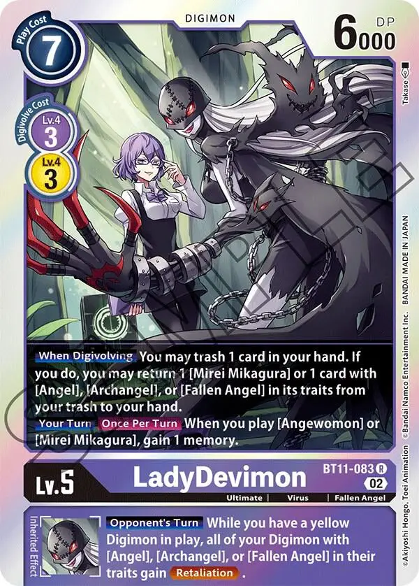 LadyDevimon - Dimensional Phase (BT11)