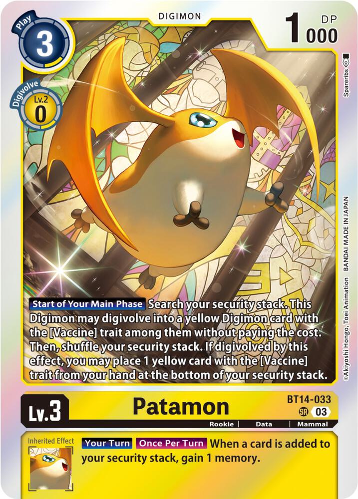 Patamon - Blast Ace (BT14)