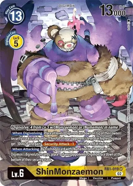 ShinMonzaemon (Textured Alternate Art) - Resurgence Booster (RB-01)
