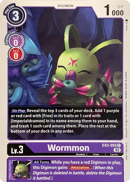 Wormmon - Revision Pack Cards (RPC)