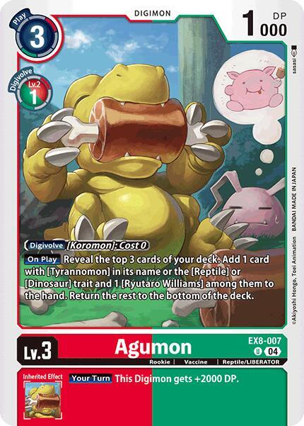 Agumon - EX8-007 - Chain of Liberation