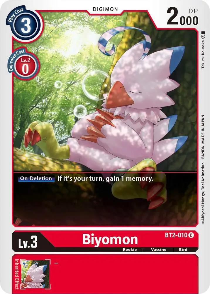 Biyomon - BT2-010 - Release Special Booster 1.5 (BT01-03B)