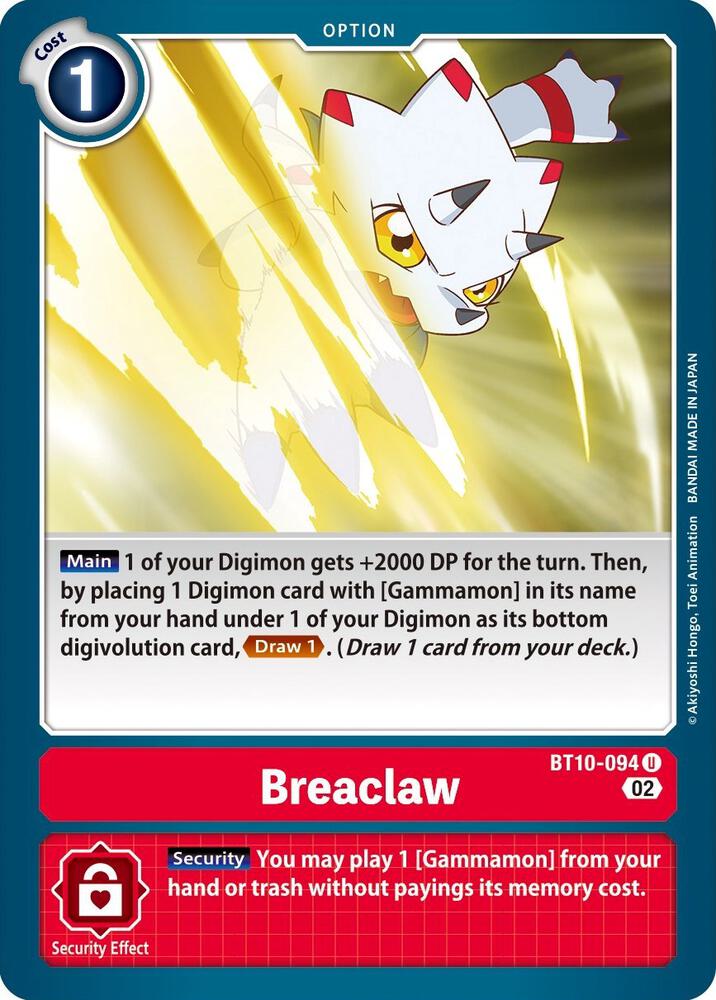 Breaclaw - Xros Encounter (BT10)