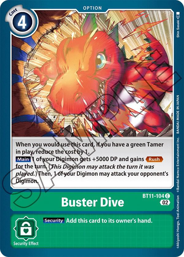 Buster Dive - Dimensional Phase (BT11)