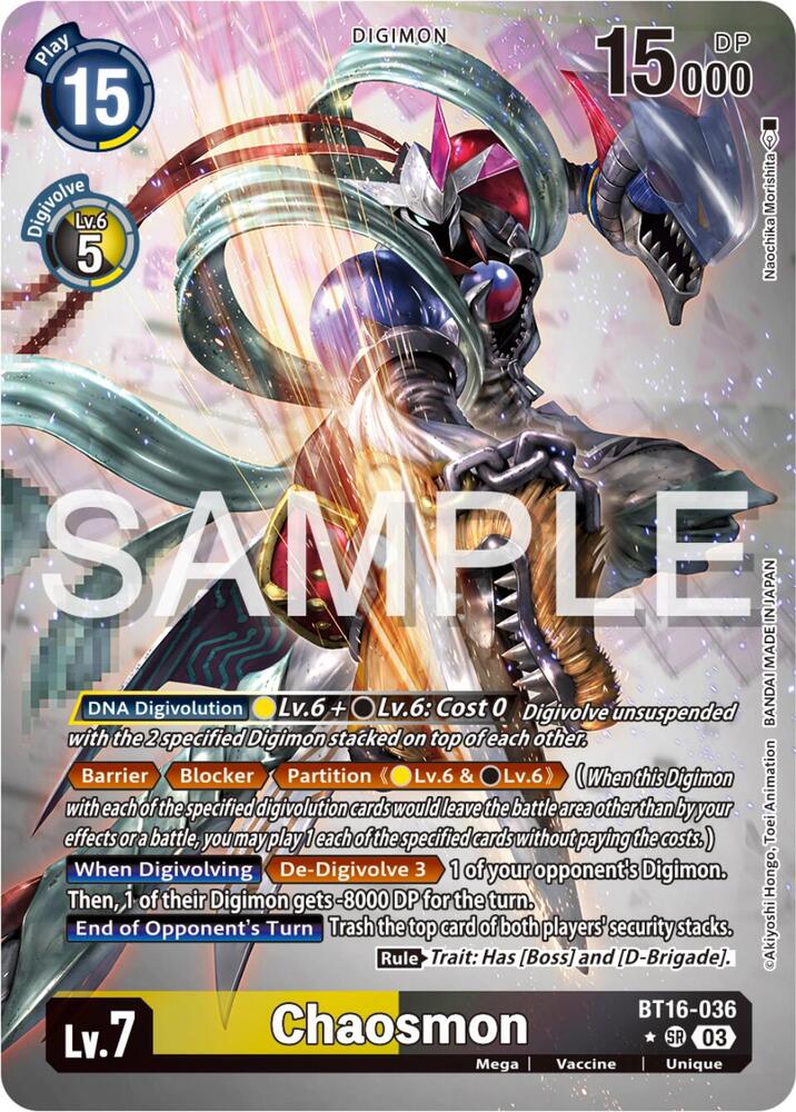 Chaosmon (Alternate Art) - Beginning Observer (BT16)