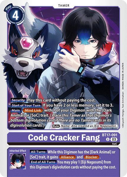 Code Cracker Fang - Secret Crisis (BT17)
