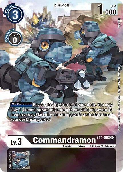 Commandramon (Alternate Art) - Dimensional Phase (BT11)