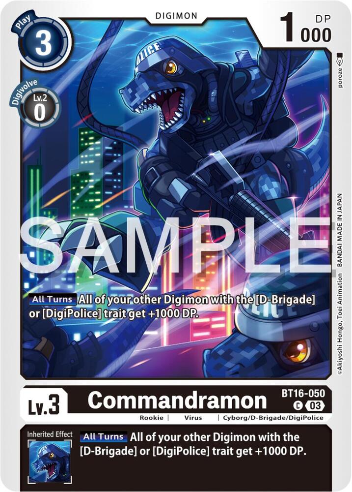 Commandramon - Beginning Observer (BT16)