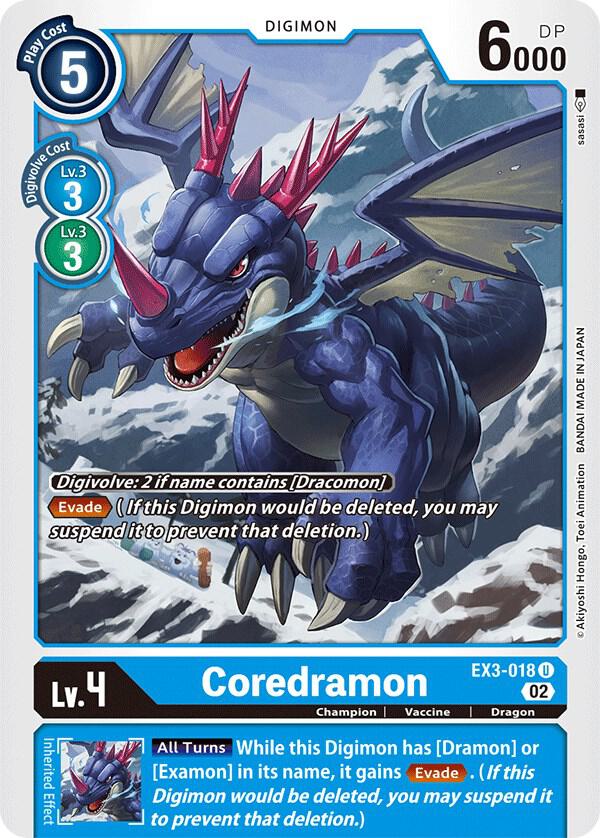 Coredramon - EX3-018 - Draconic Roar (EX03)