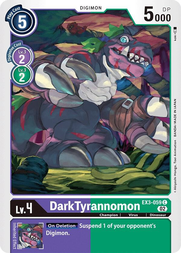 DarkTyrannomon - Draconic Roar (EX03)