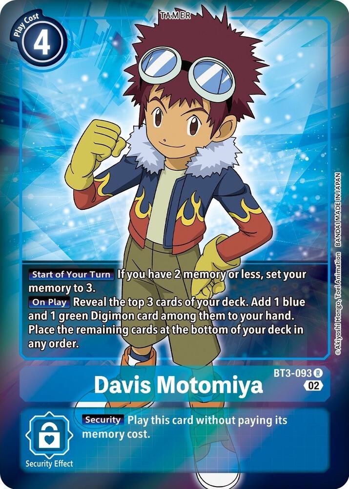 Davis Motomiya (Alternate Art) - Starter Deck 12: Jesmon (ST-12)