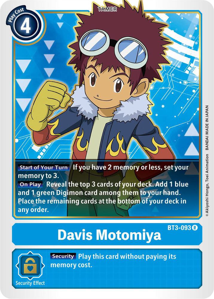 Davis Motomiya - Release Special Booster 1.5 (BT01-03B)