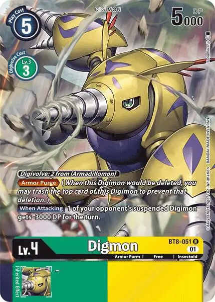 Digmon (Alternate Art) - New Awakening (BT08)