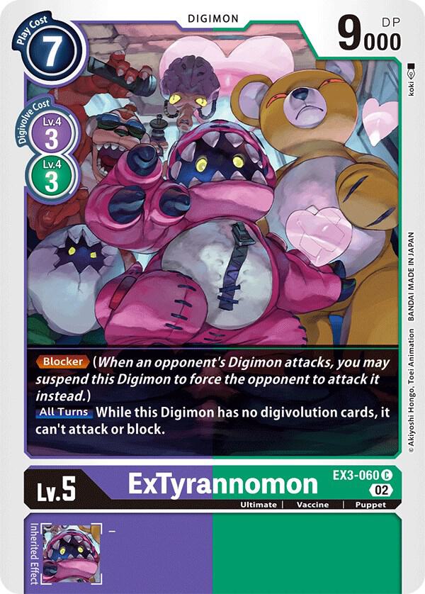 ExTyrannomon - Draconic Roar (EX03)