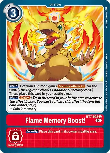 Flame Memory Boost! - Next Adventure (BT07)