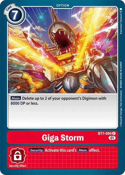 Giga Storm - Next Adventure (BT07)