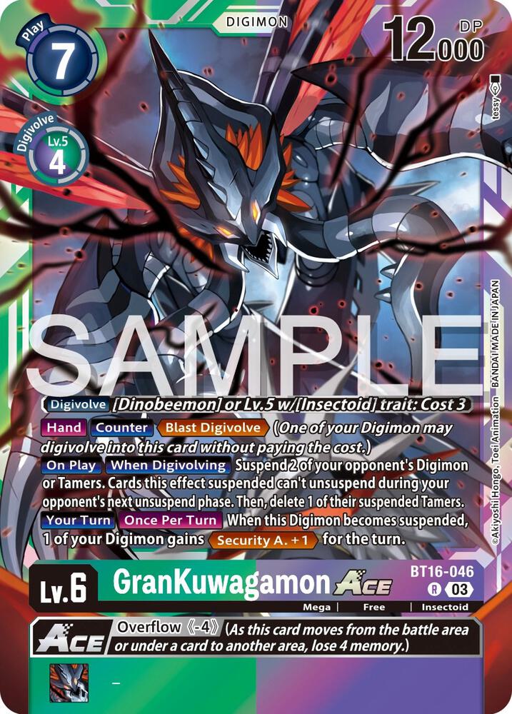 GranKuwagamon ACE - Beginning Observer (BT16)