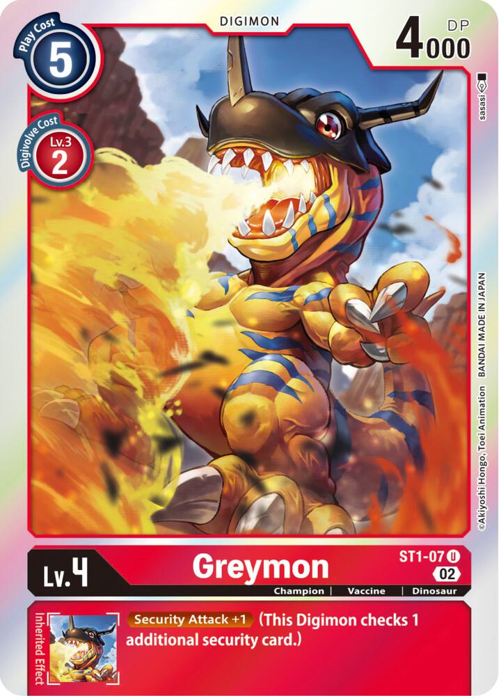 Greymon - ST1-07 (Resurgence Booster Reprint) - Resurgence Booster (RB-01)