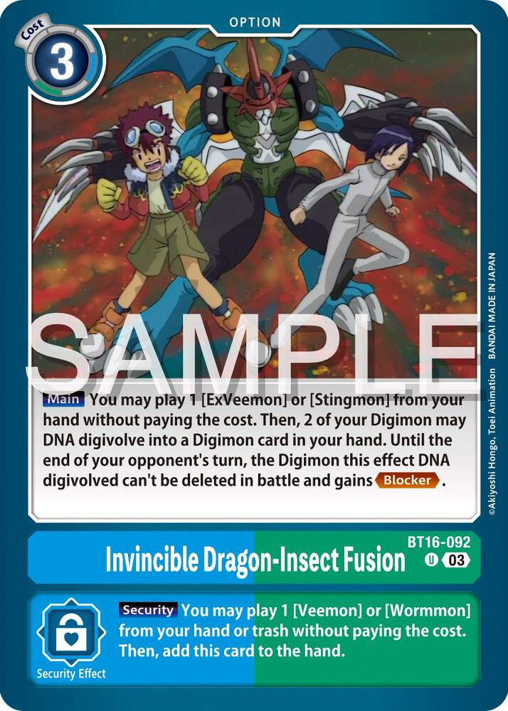 Invincible Dragon-Insect Fusion - Beginning Observer (BT16)